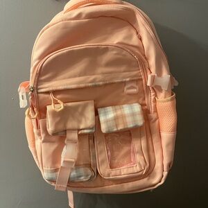 Source Unknown Peach Backpack